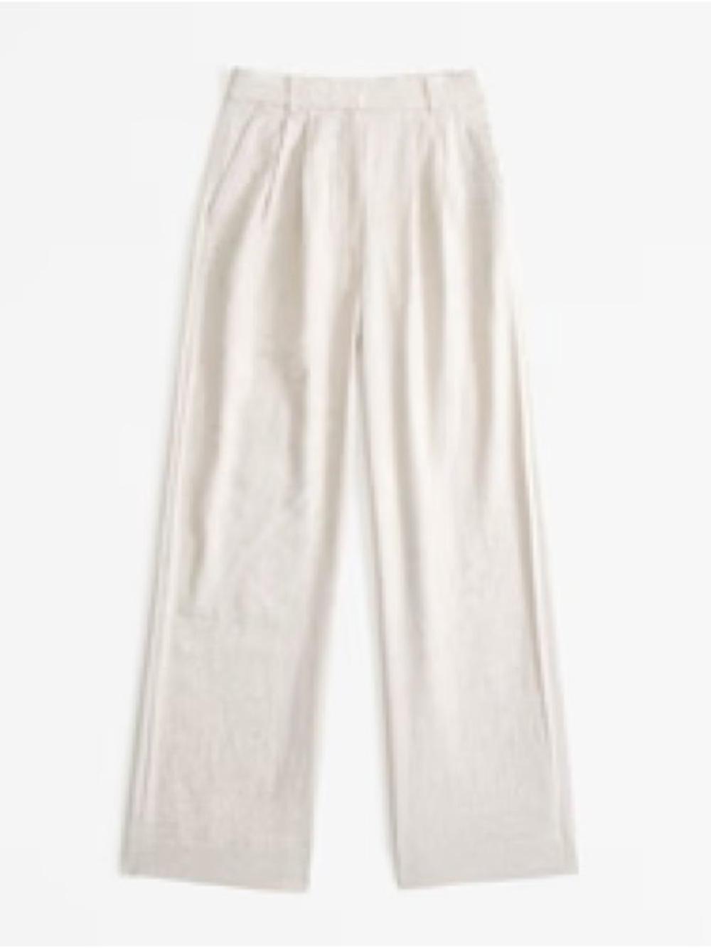 New Abercrombie linen A&F Sloane Tailored Linen-Blend Women's Pant 27 Short 27S